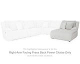 Chaise longue reclinable eléctrica de nivel superior con brazo derecho