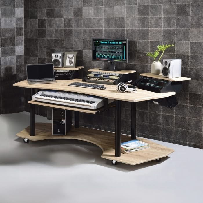 Escritorio de estudio de música Eleazar de 83"