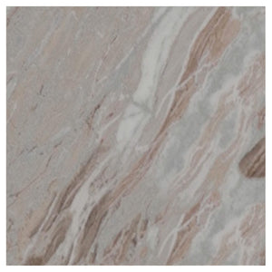 Mesa auxiliar decorativa Bowdoin de mármol auténtico gris
