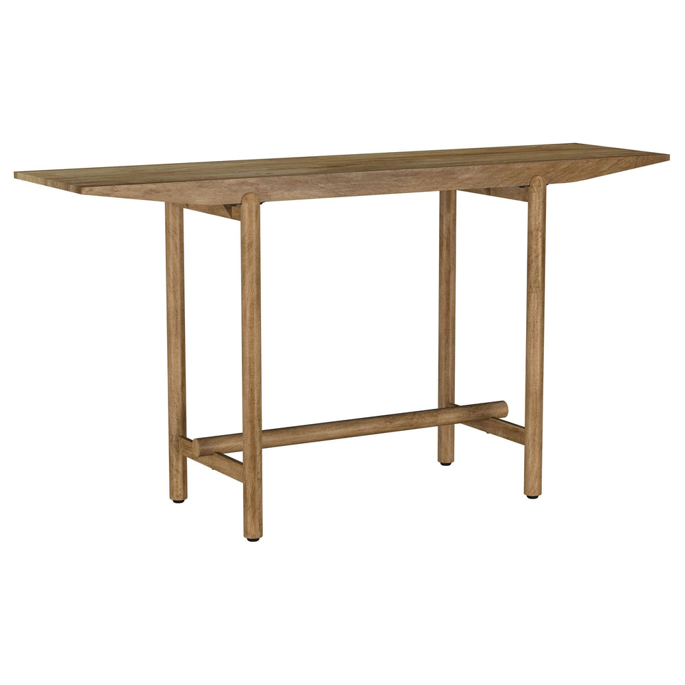 Consola de entrada de madera maciza Darius de mango natural