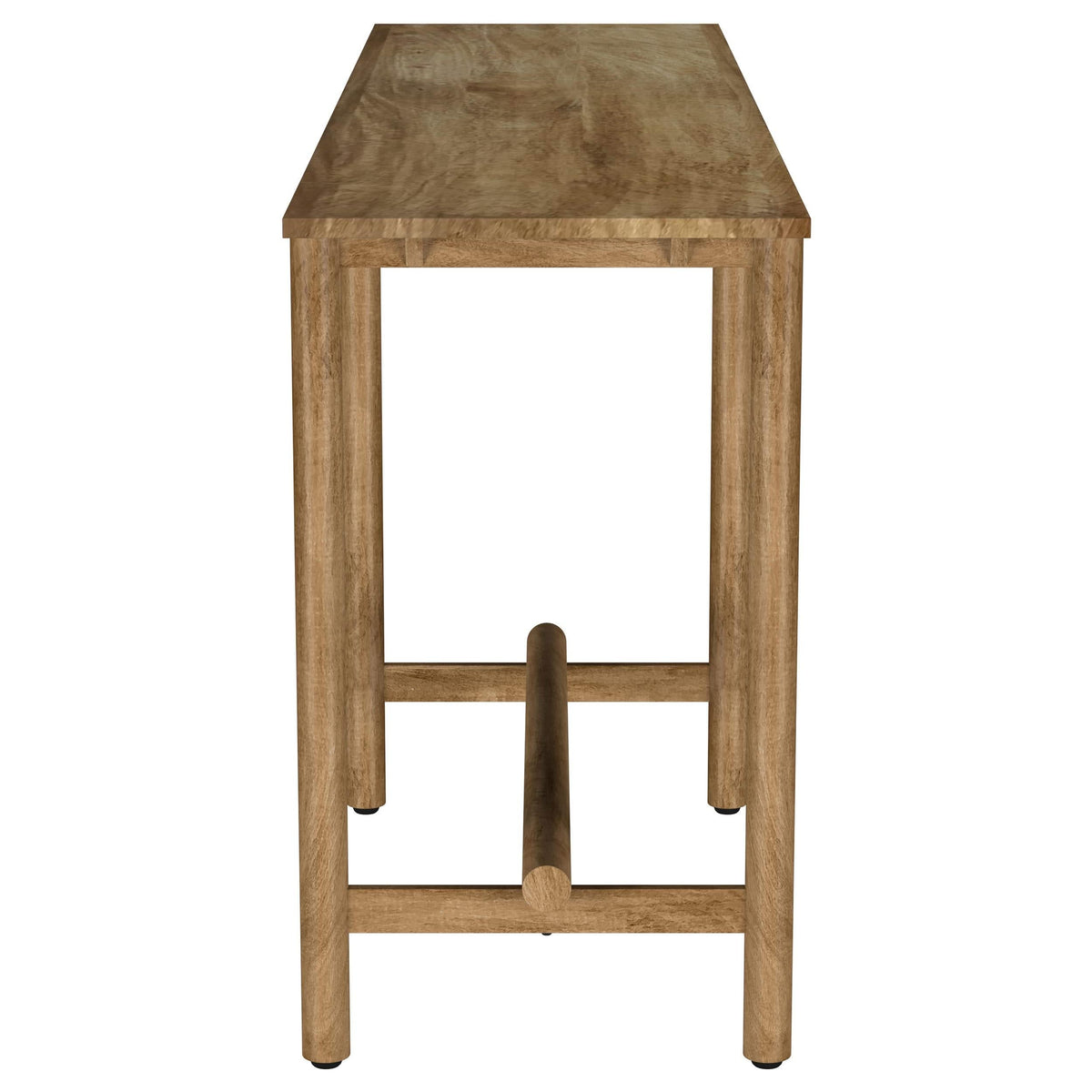 Consola de entrada de madera maciza Darius de mango natural