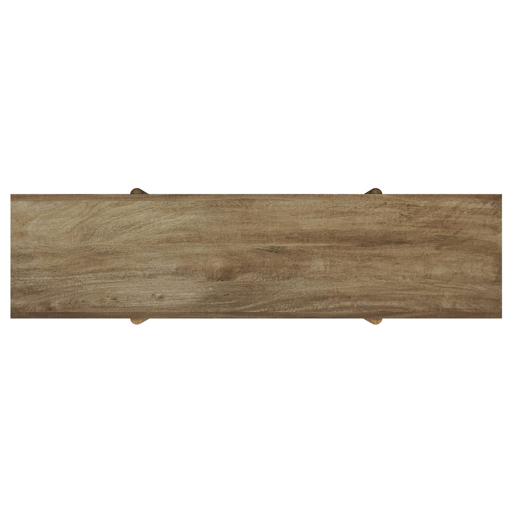Consola de entrada de madera maciza Darius de mango natural