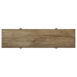 Consola de entrada de madera maciza Darius de mango natural
