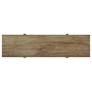 Consola de entrada de madera maciza Darius de mango natural