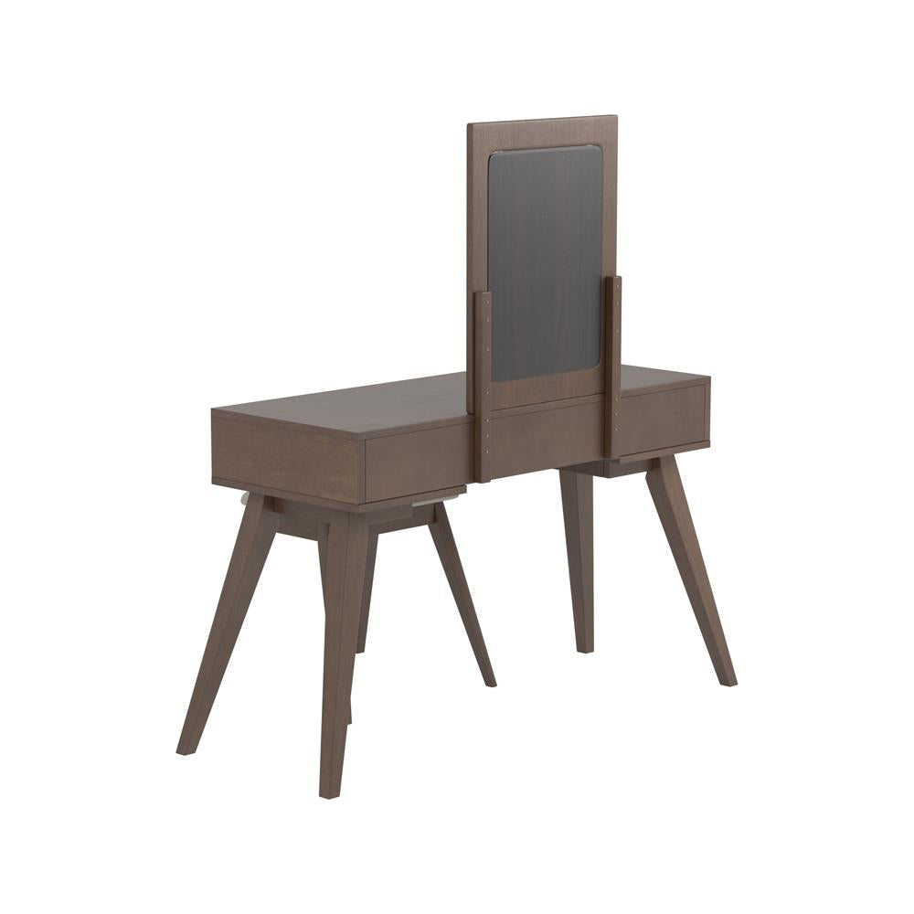 2-piece Vanity Set with 3-drawer Medium Brown