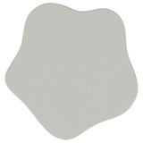 Mesa auxiliar Perth de 17 pulgadas con tablero en forma de nube, color blanco roto