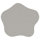 Mesa auxiliar Perth de 20 pulgadas con tablero en forma de nube, color blanco roto