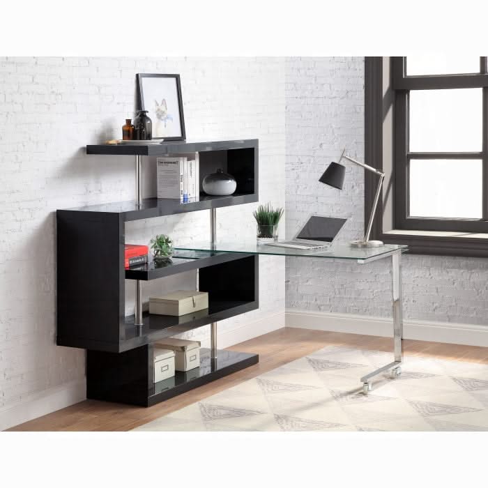 Buck II Writing Desk W/Bookshelf