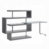 Buck II Writing Desk W/Bookshelf