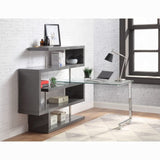 Buck II Writing Desk W/Bookshelf