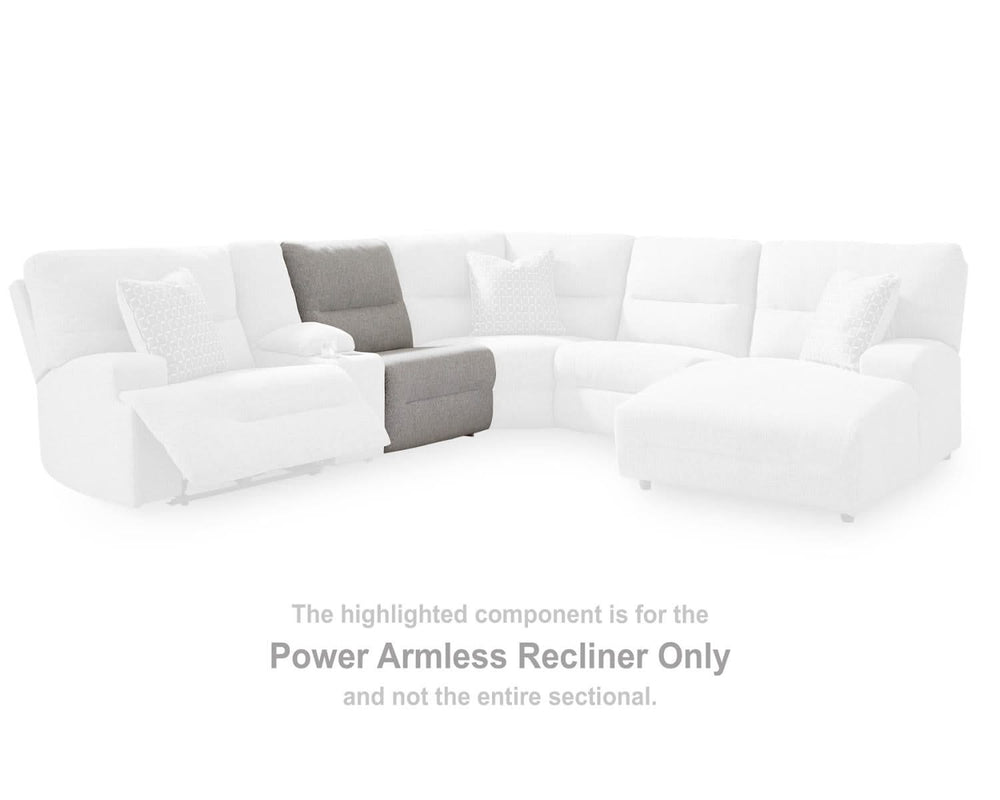 Sillón reclinable eléctrico sin brazos Acklen Place