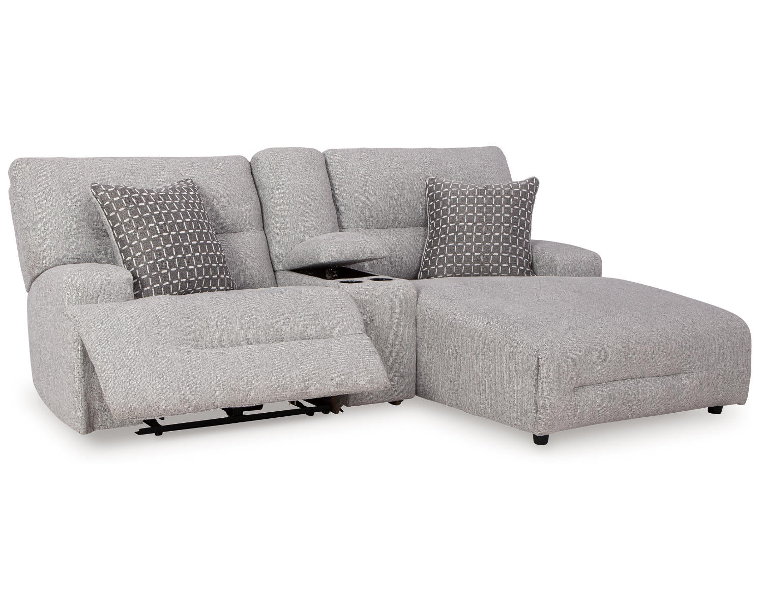 Acklen Place 3-Piece Power Reclining Sectional Sofa with Chaise