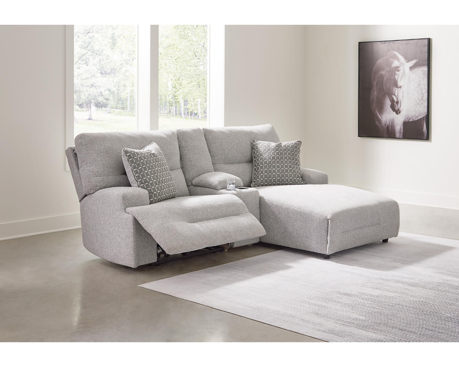 Acklen Place 3-Piece Power Reclining Sectional Sofa with Chaise