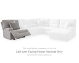 Sillón reclinable eléctrico con brazo izquierdo Acklen Place