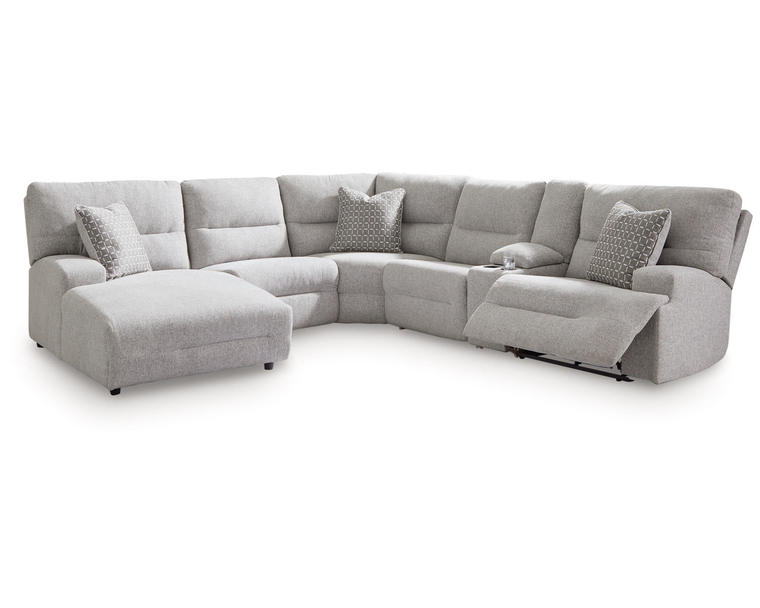 Acklen Place 6-Piece Power Reclining Sectional with Chaise