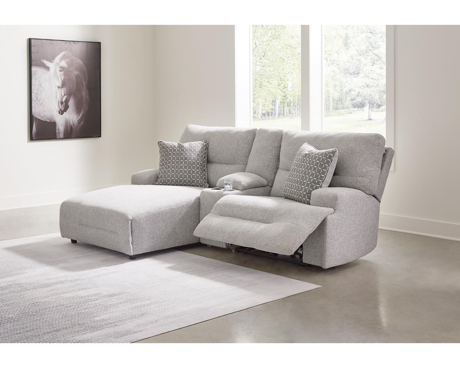 Acklen Place 3-Piece Power Reclining Sectional Sofa with Chaise