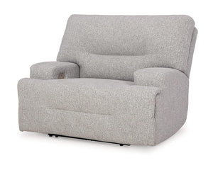 Sillón reclinable eléctrico extragrande Acklen Place