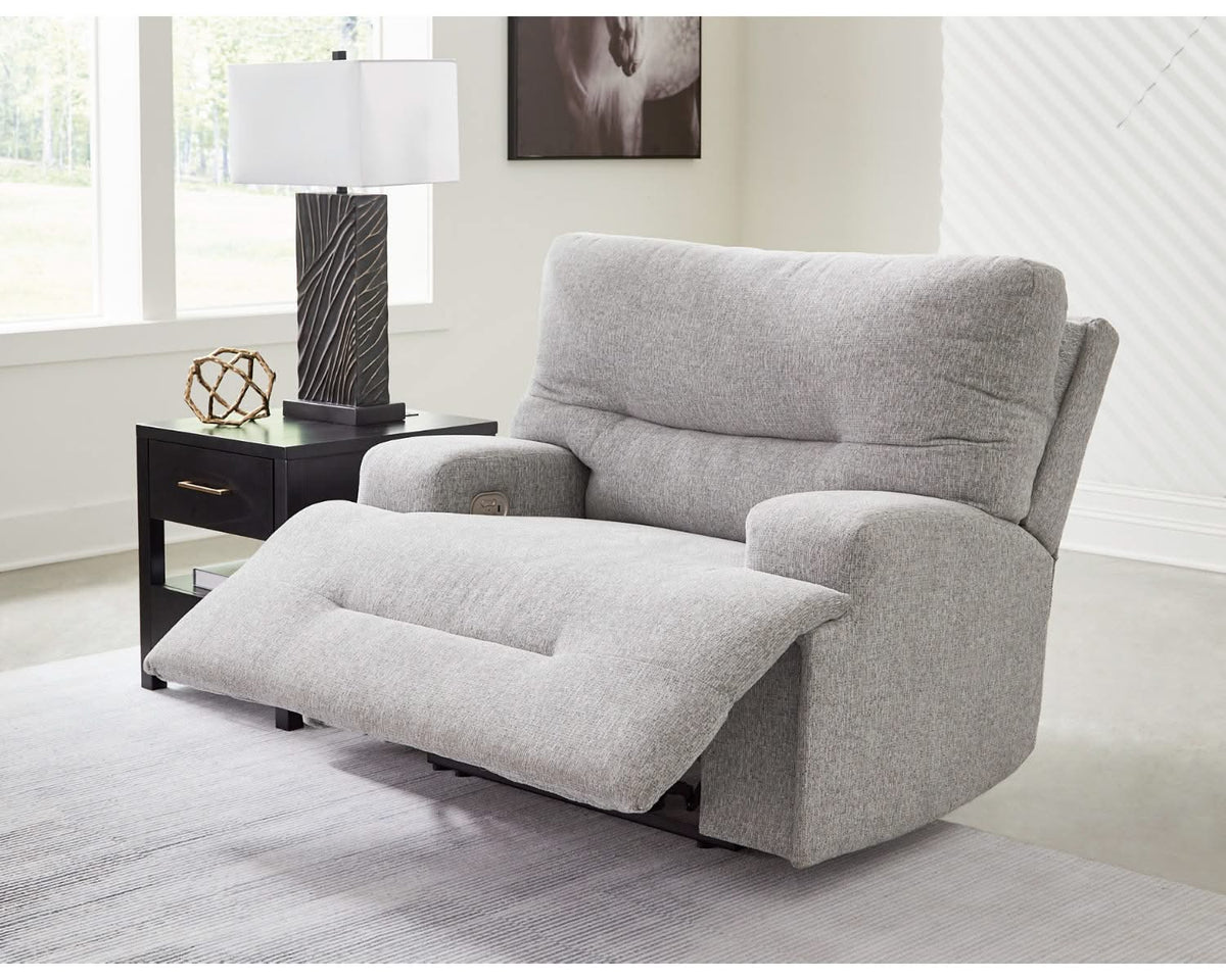 Sillón reclinable eléctrico extragrande Acklen Place