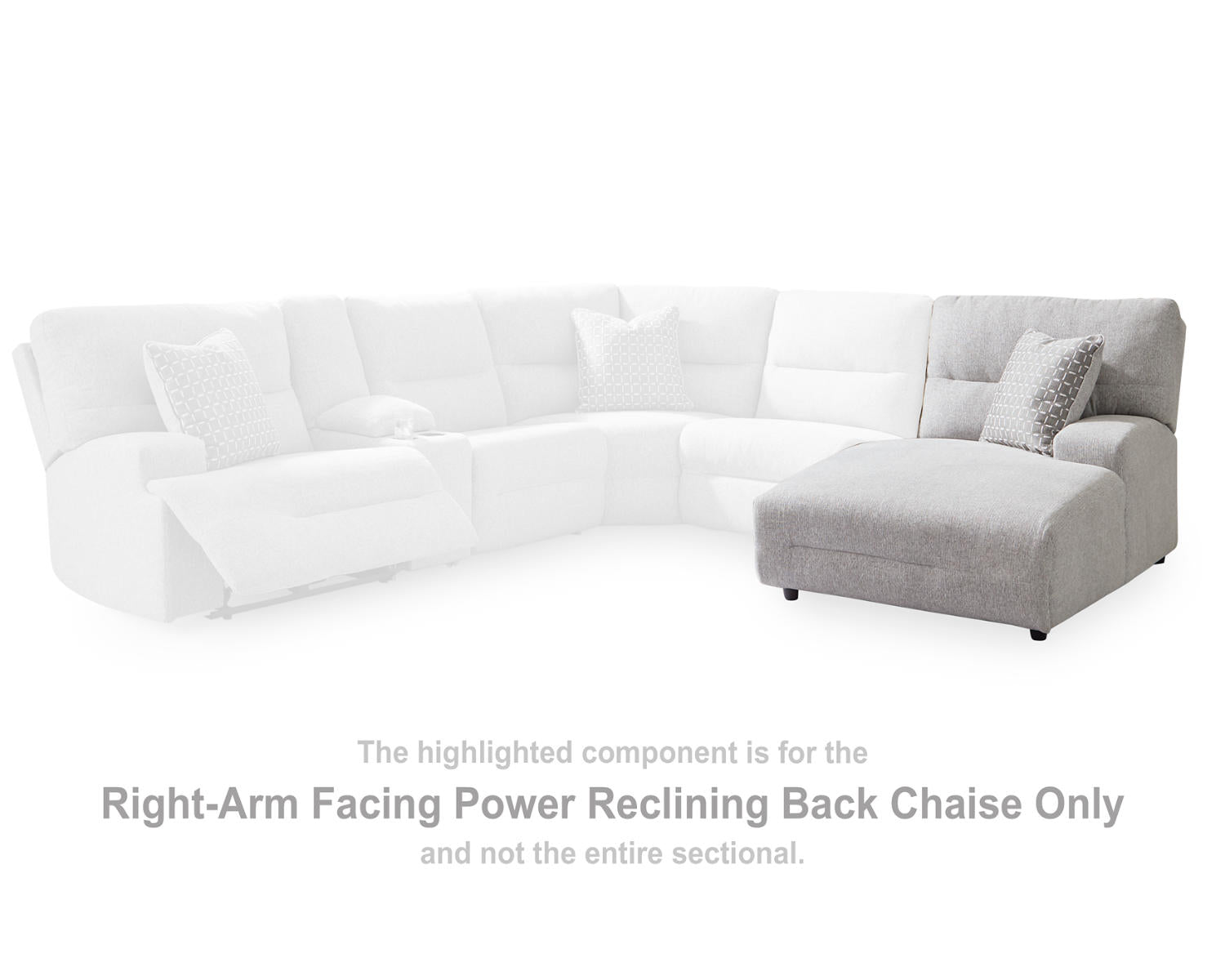 Acklen Place Right-Arm Facing Power Reclining Back Chaise
