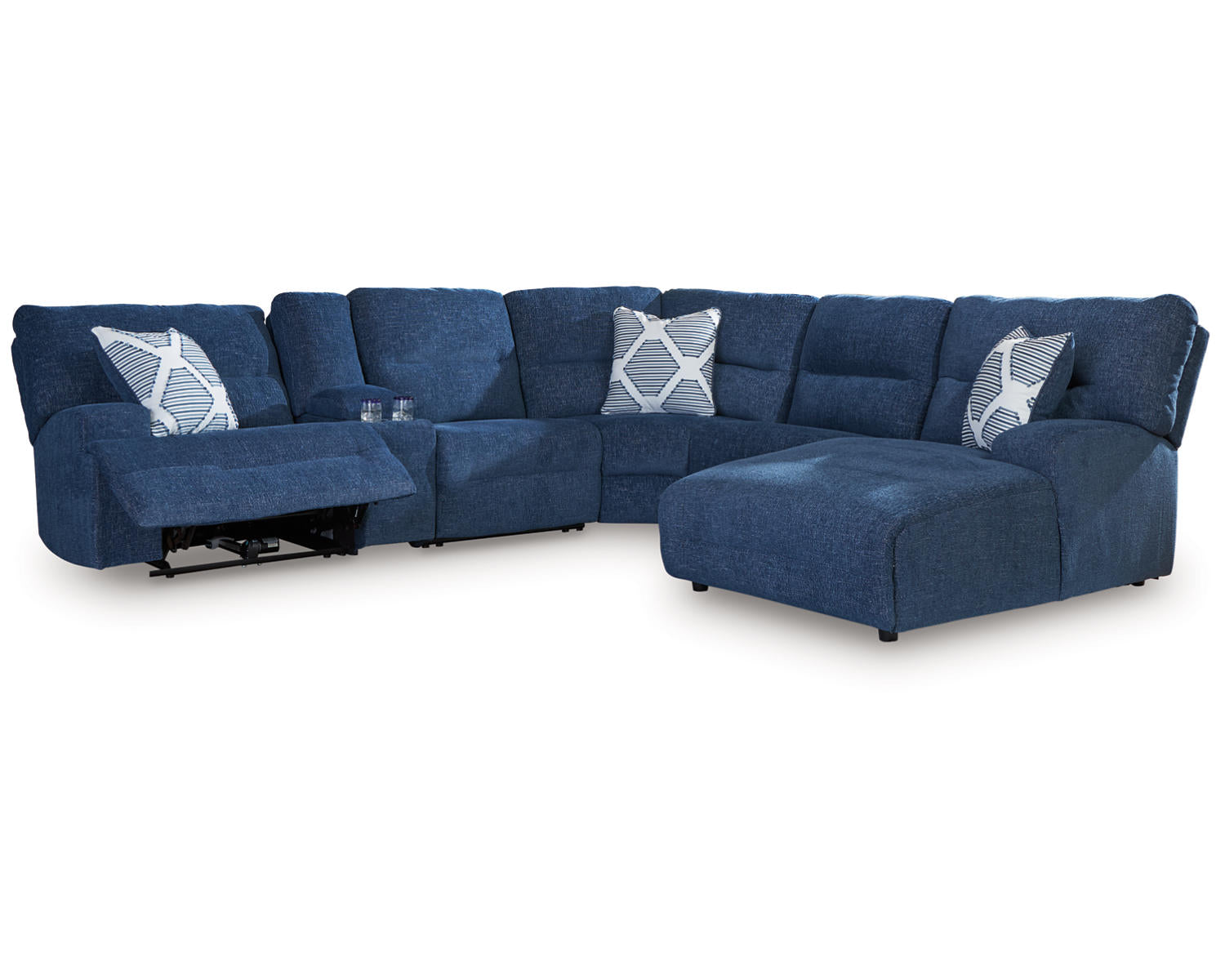 Acklen Place 6-Piece Power Reclining Sectional with Chaise