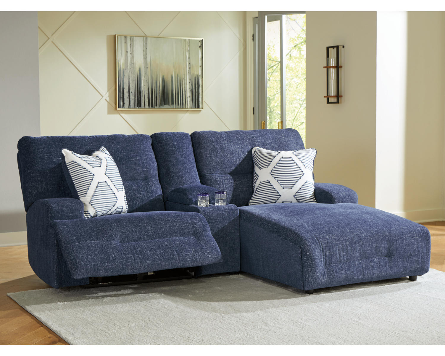 Acklen Place 3-Piece Power Reclining Sectional Sofa with Chaise