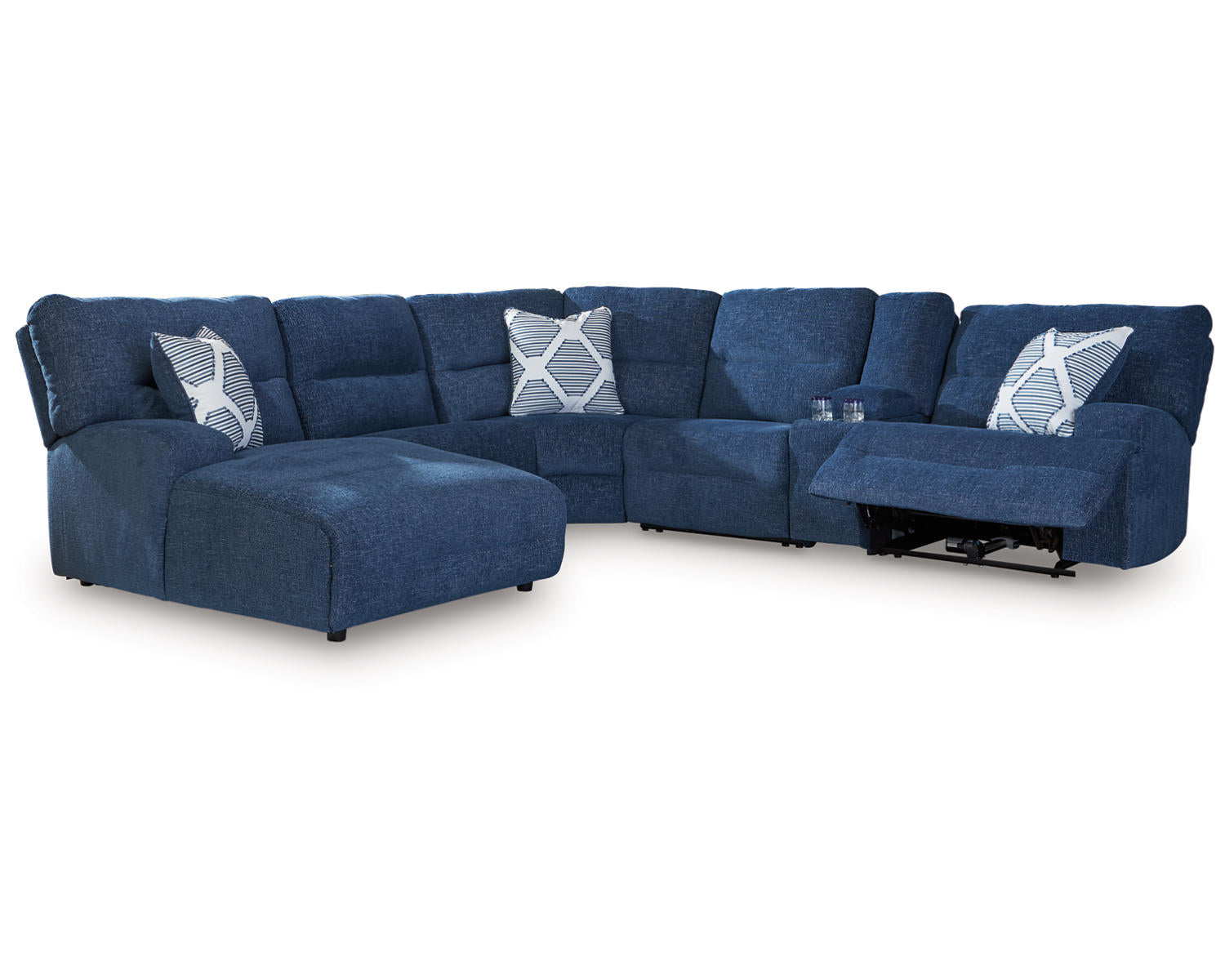 Acklen Place 6-Piece Power Reclining Sectional with Chaise