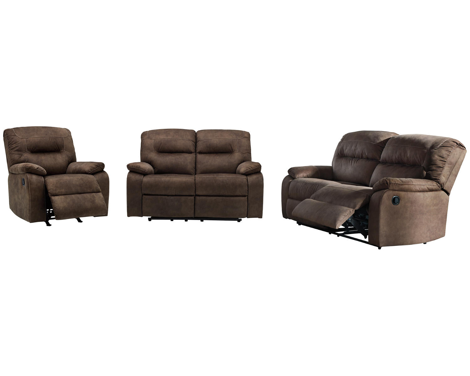 Bolzano Reclining Sofa and Loveseat with Recliner