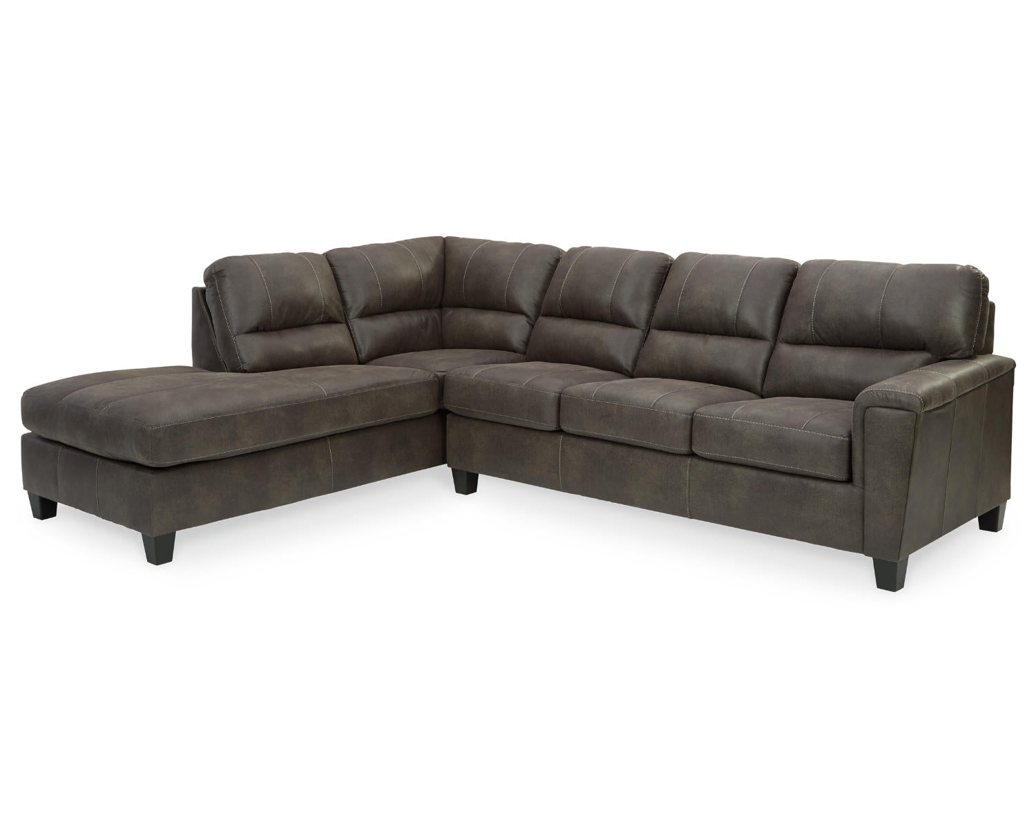 Navi 2-Piece Sectional with Ottoman