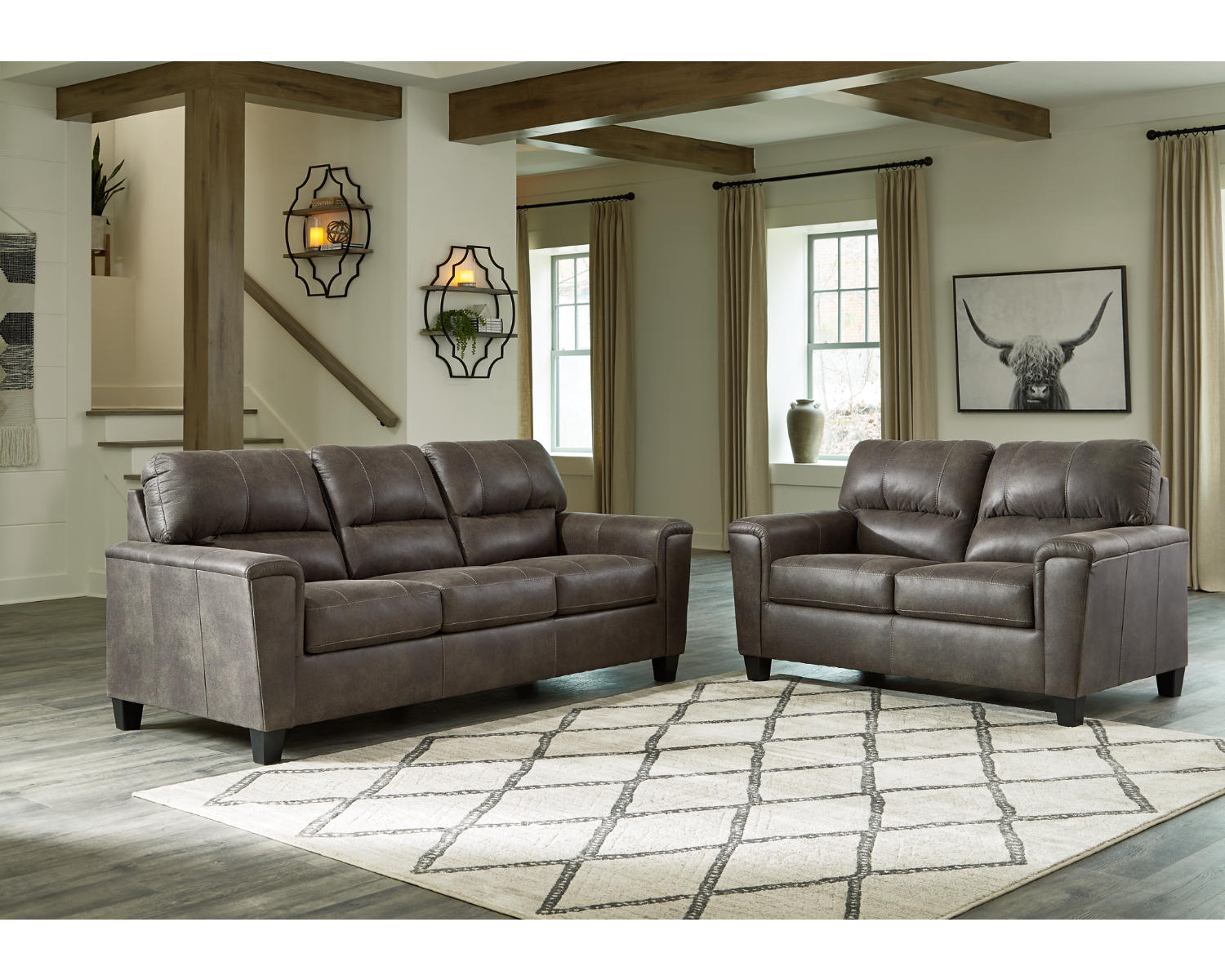 Navi Sofa and Loveseat