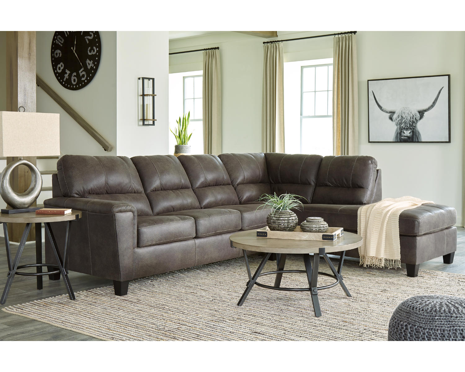 Navi 2-Piece Sleeper Sectional with Chaise