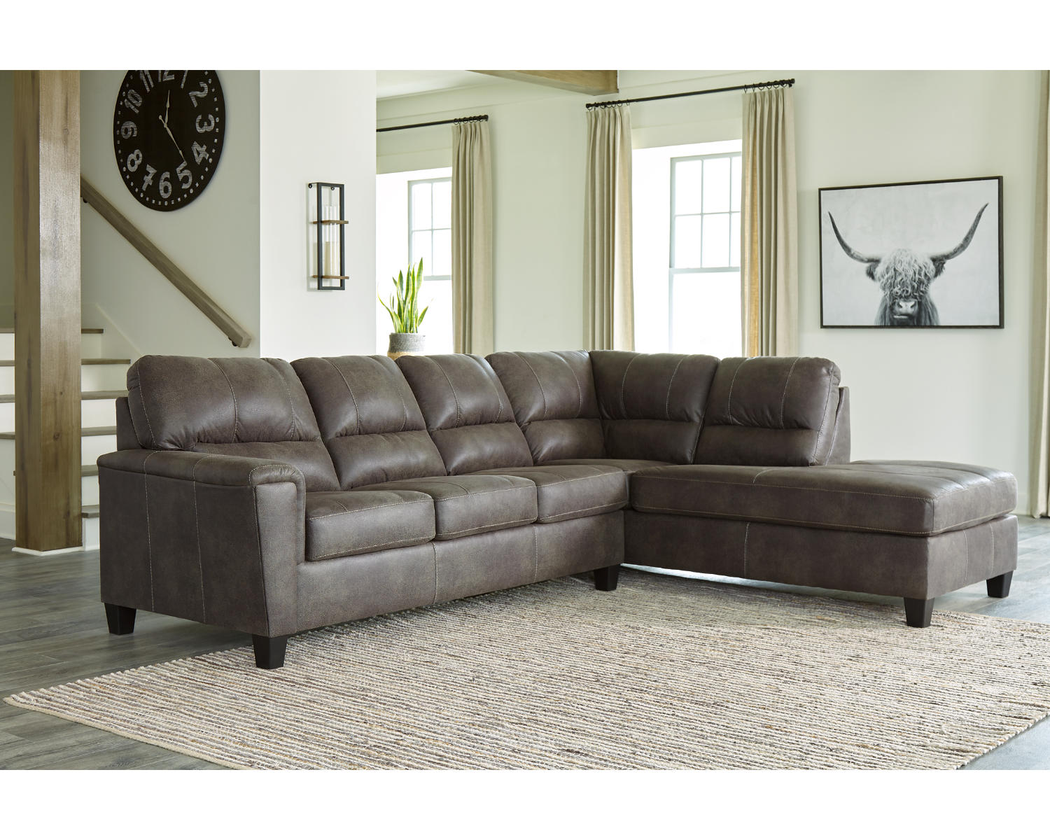 Navi 2-Piece Sleeper Sectional with Chaise