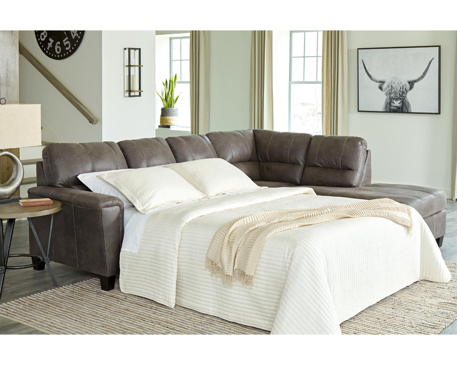 Navi 2-Piece Sleeper Sectional with Chaise