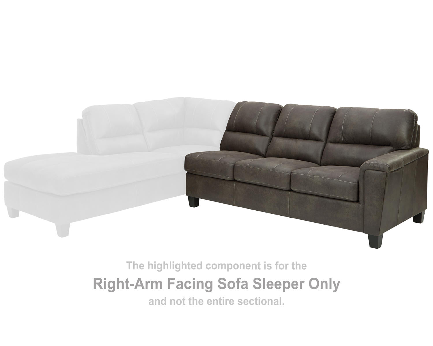 Navi Right-Arm Facing Sofa Sleeper