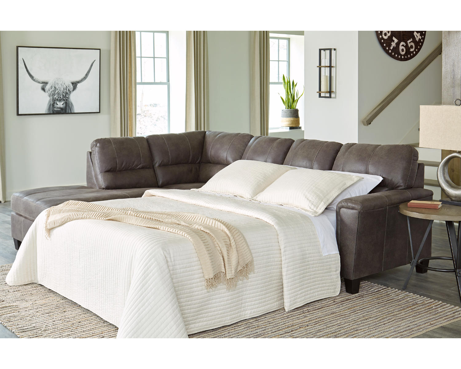 Navi 2-Piece Sleeper Sectional with Chaise