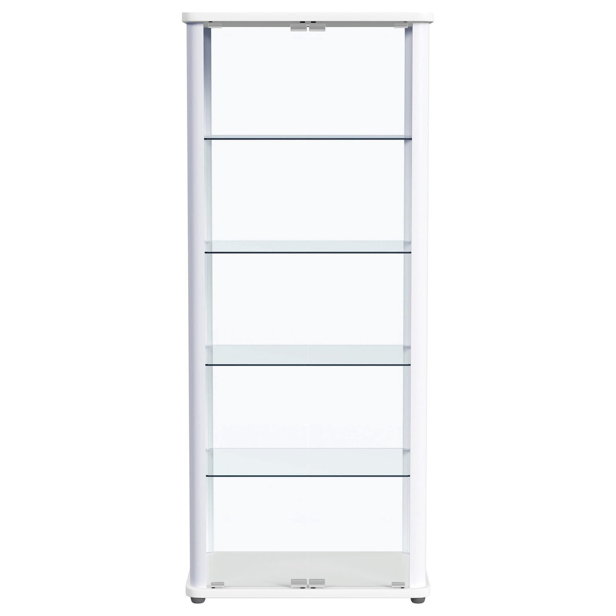 Vitrina Aero de 5 estantes con iluminación LED blanca