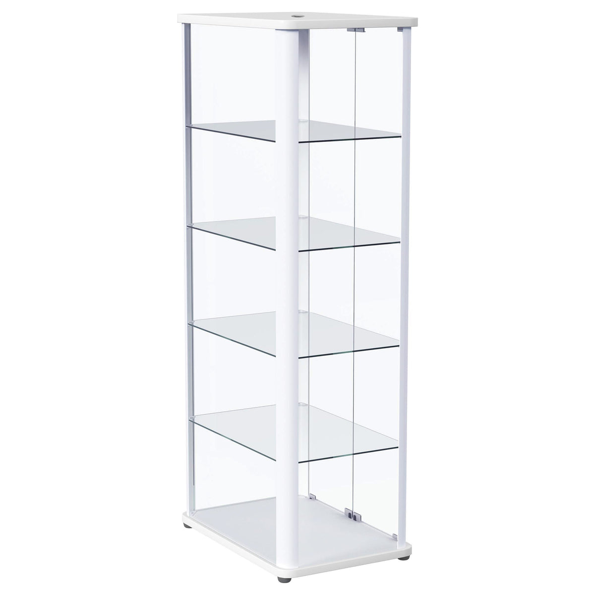 Vitrina Aero de 5 estantes con iluminación LED blanca