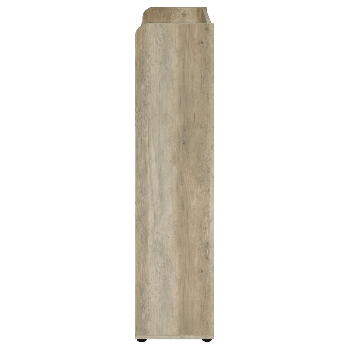 Zapatero Denia de 3 niveles de madera de ingeniería, blanco