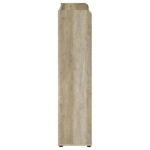 Zapatero Denia de 3 niveles de madera de ingeniería, blanco