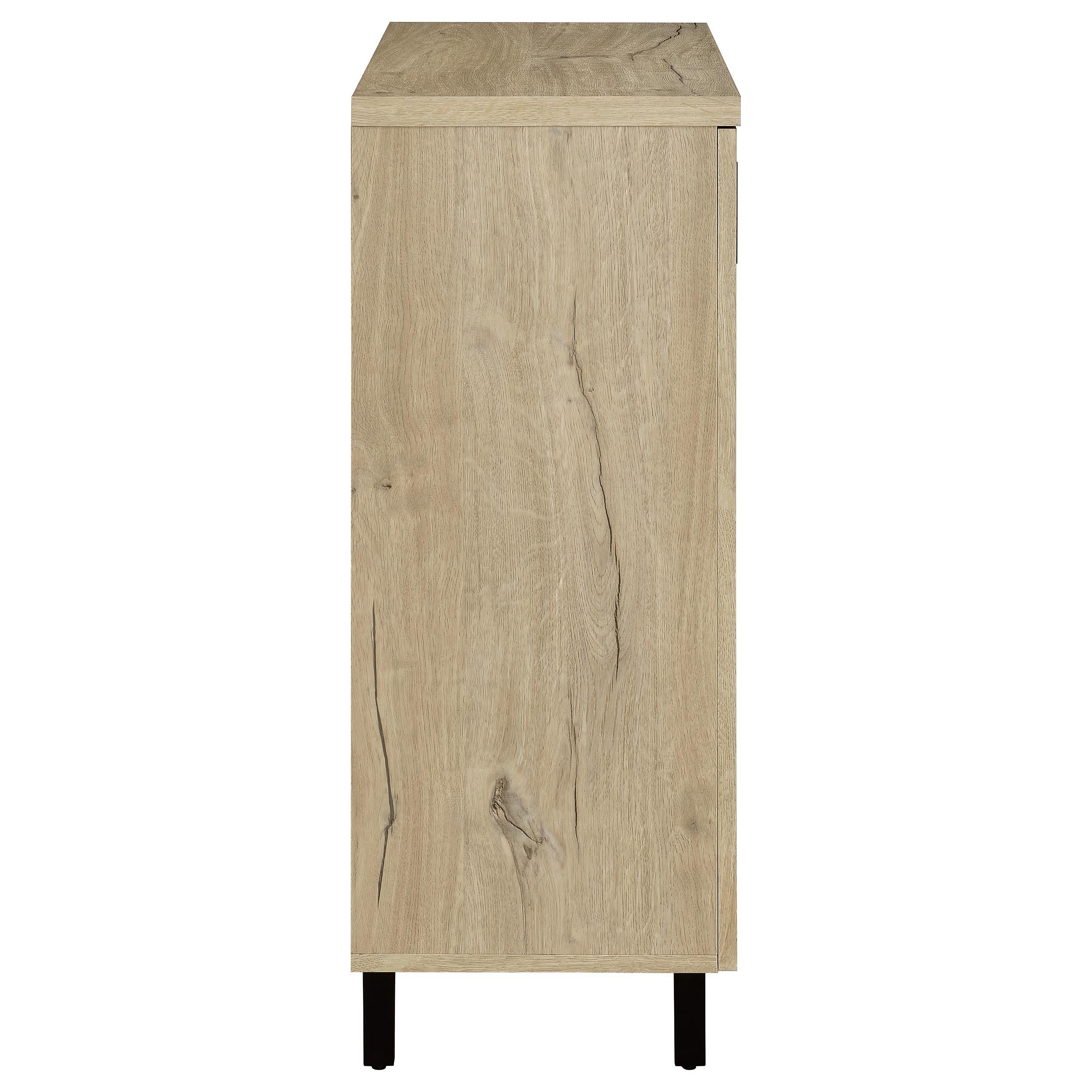 Brixton 2-door Entryway Shoe Storage Cabinets White Oak