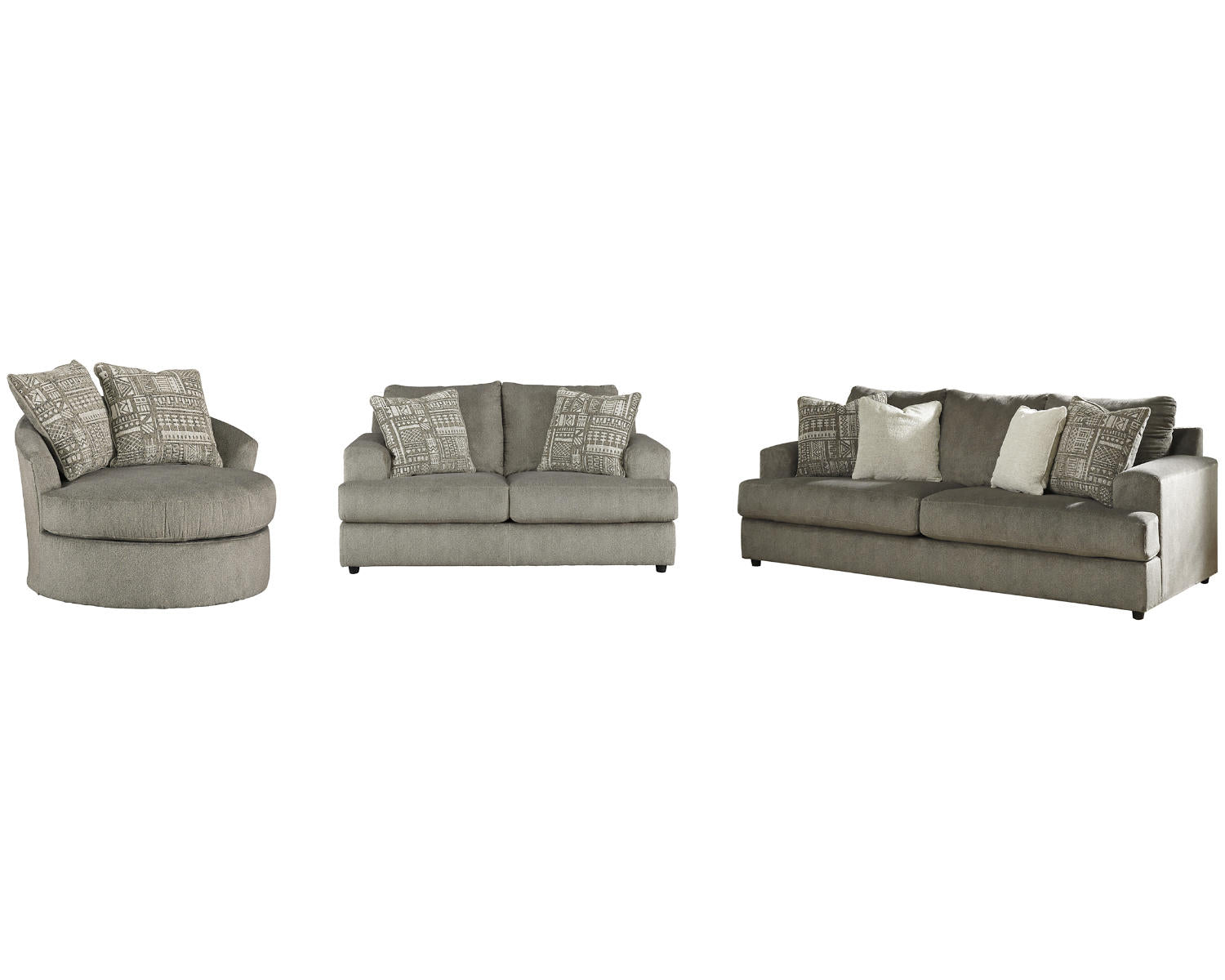 Soletren Sofa, Loveseat and Accent Chair