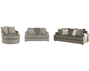 Soletren Sofa, Loveseat and Accent Chair