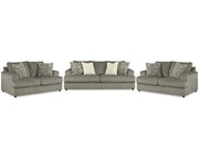Soletren Queen Sofa Sleeper and 2 Loveseats