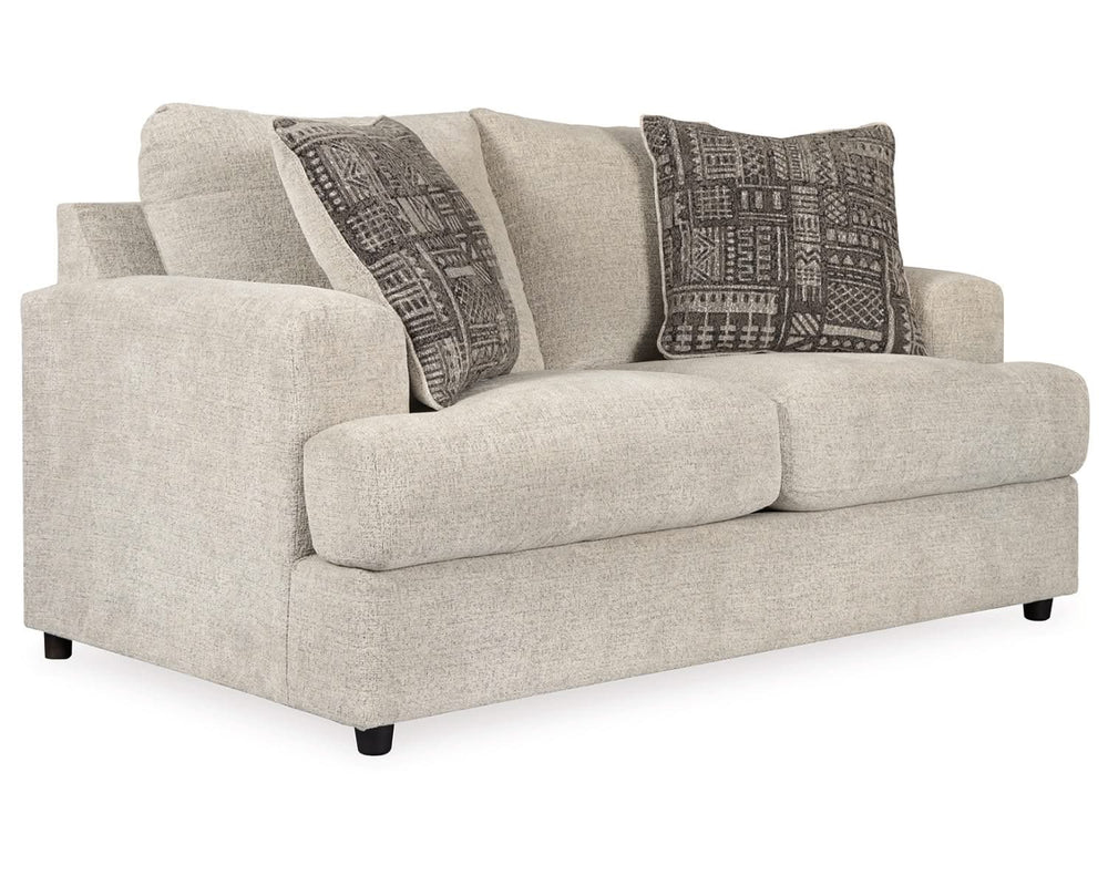 Sofá, loveseat, sillón extragrande y otomana Soletren