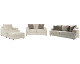 Sofá, loveseat, sillón extragrande y otomana Soletren