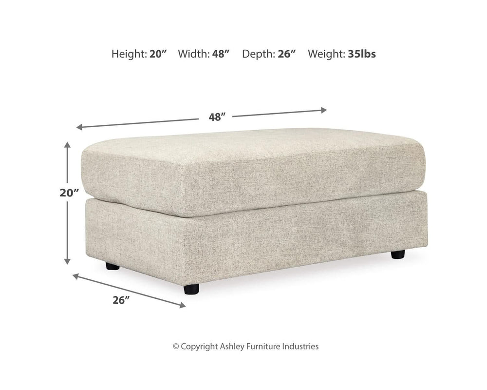 Sofá, loveseat, sillón extragrande y otomana Soletren