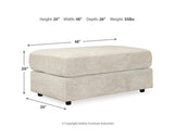 Sofá, loveseat, sillón extragrande y otomana Soletren