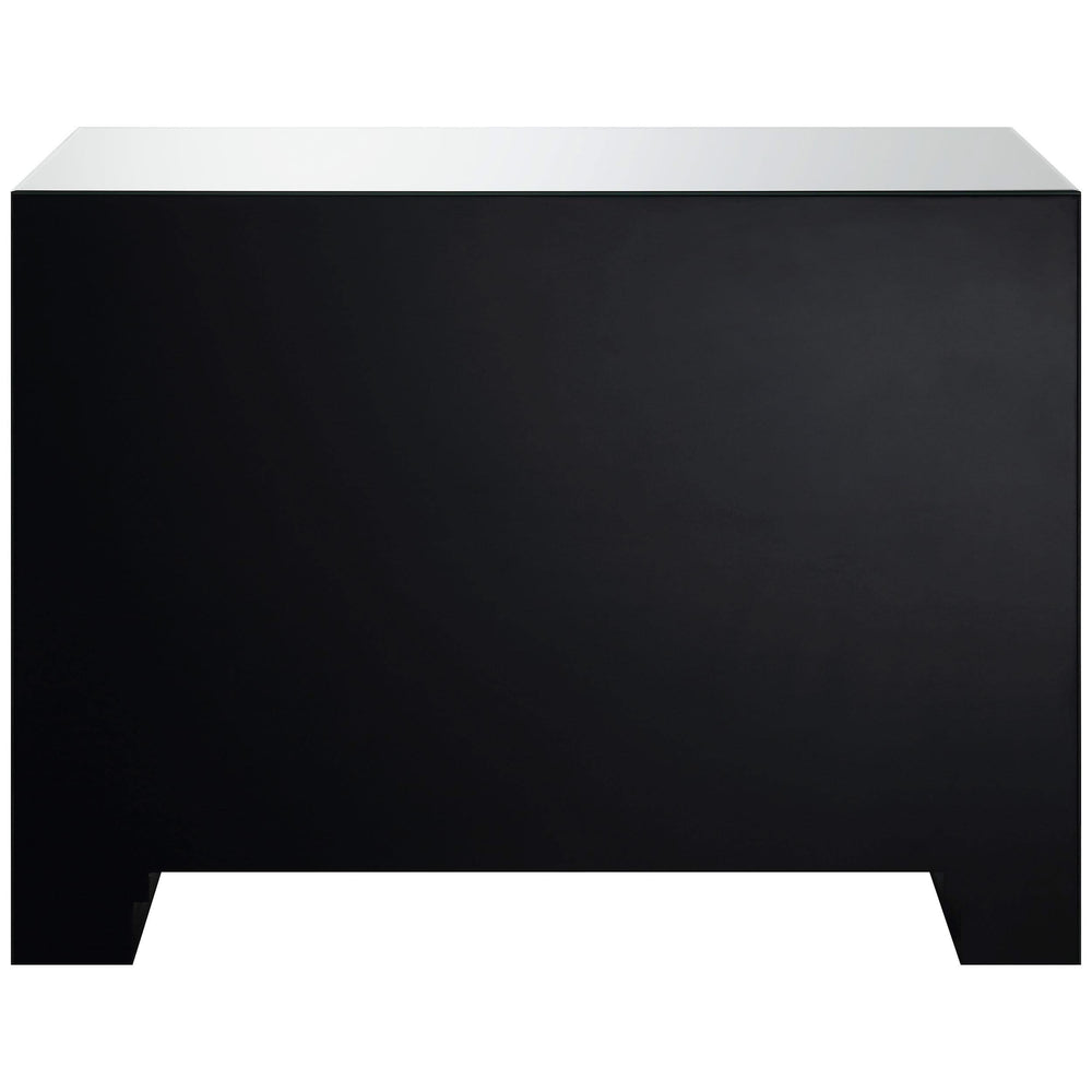 Maya 2-drawer Mirrored Storage Accent Cabinet Silver
