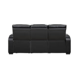 Fairway Collection Power Double Reclining Sofa with Center Drop-Down Cup Holders, Power Headrests, Storage Arms(Top and Side), Cup holders and Reading Lights, Two Wireless Chargers, Charging Ports and LED Lighting
