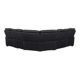 Fairway Collection 3-Piece Power Reclining Sectional with Consoles, Power Headrests, Storage Arms(Top and Side), Cup holders, Charging Ports, Wireless speakers and LED lighting