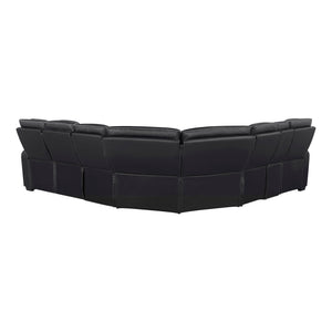 Fairway Collection 3-Piece Power Reclining Sectional with Left Side Console, Drop-Down Cup Holders, Power Headrests, Storage Arms(Top and Side), Cup holders, Reading Lights, Charging Ports, Wireless speakers, Two Wireless Chargers, and LED lighting